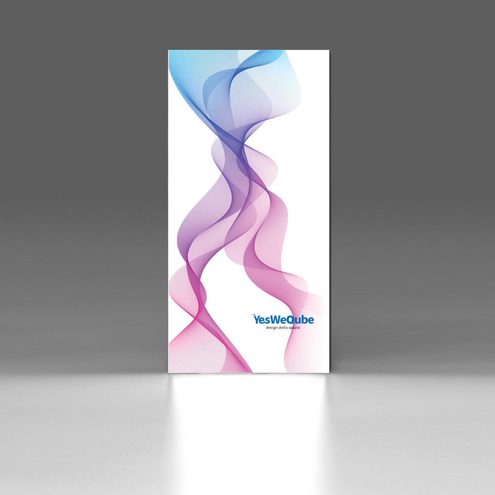 LIGHTBOX SLIM 70x100 con stampa in tessuto