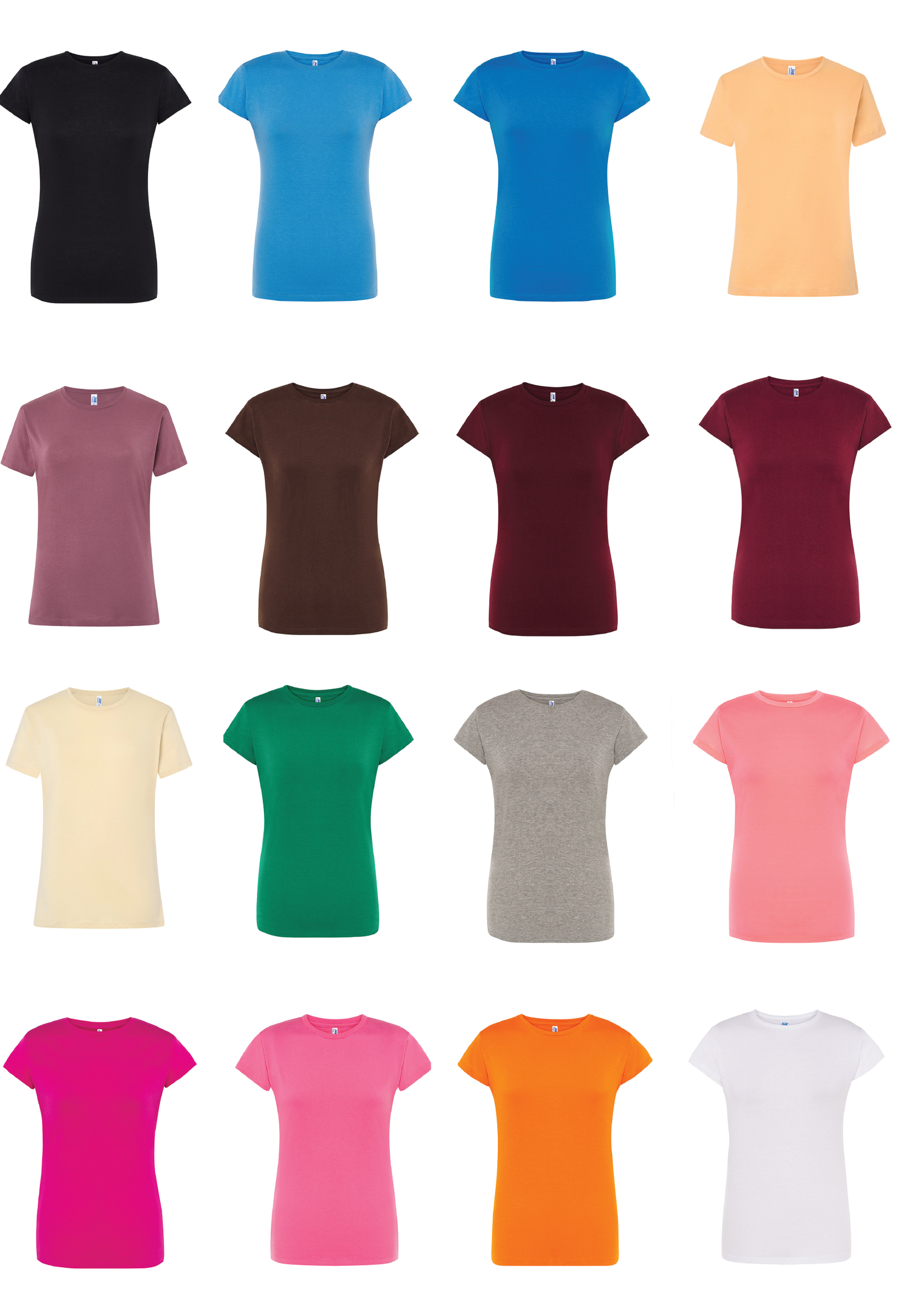 Colorazioni t-shirt donna