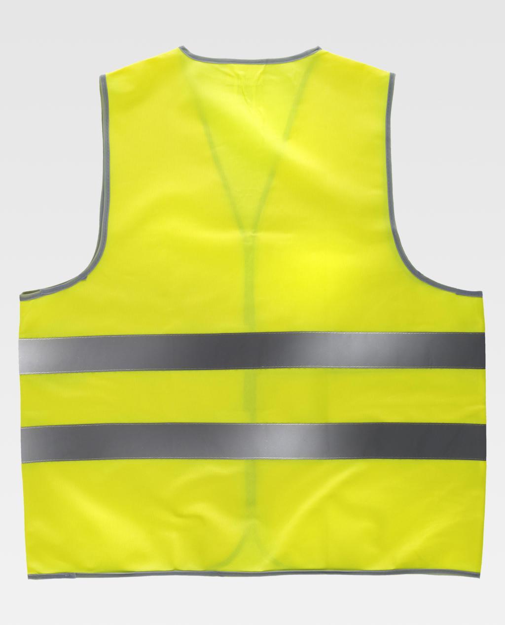 Retro gilet alta visibilità giallo