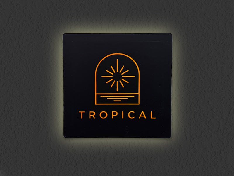 Insegna per hotel personalizzata 35x35