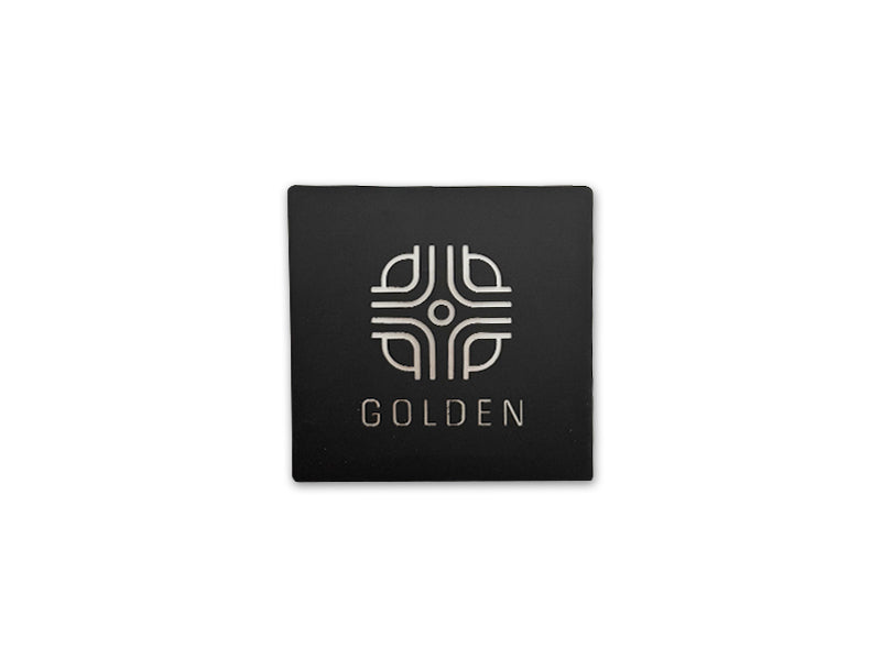 Insegna quadrata 25 x25 nera per hotel