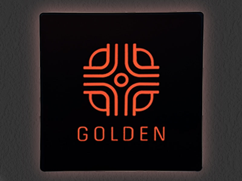 Insegna quadrata 50x50 per hotel