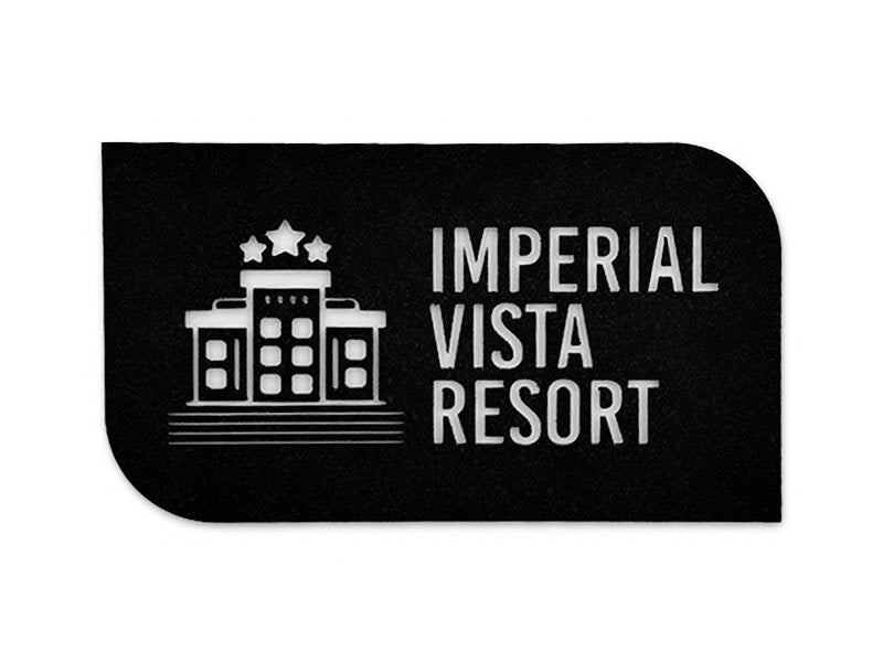 Insegna personalizzata per hotel illuminata