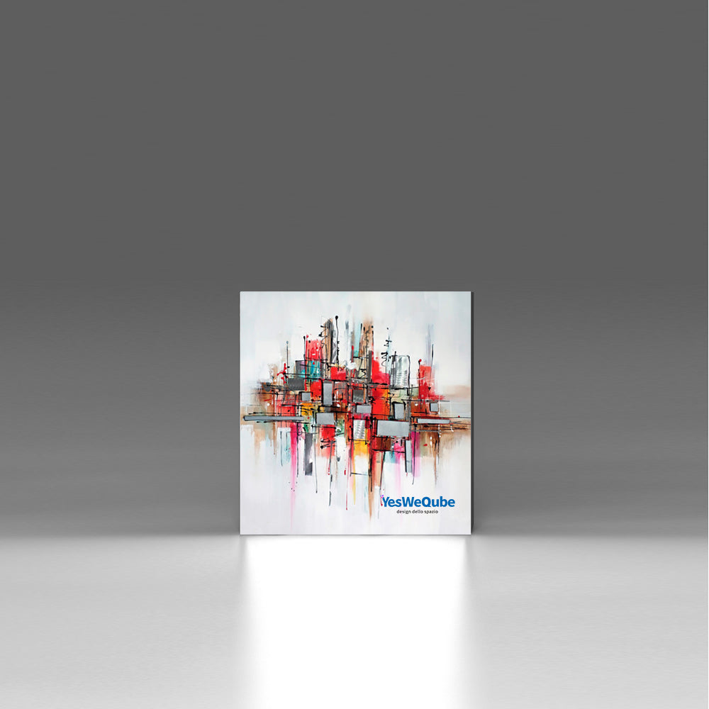 LIGHTBOX SLIM 50x50 con stampa in tessuto