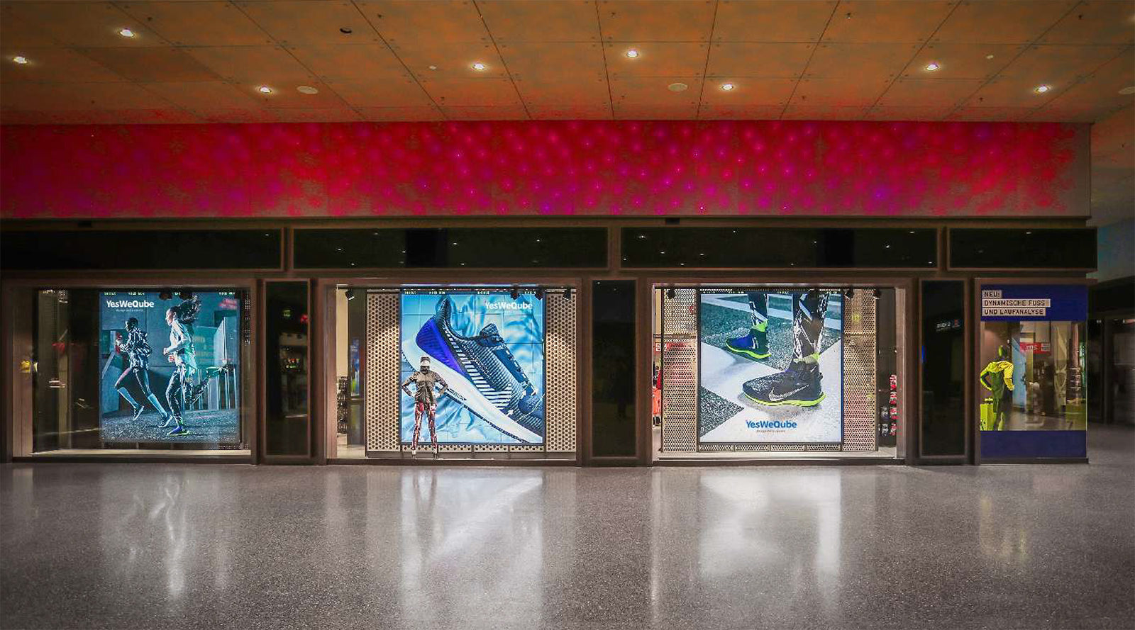 Lightbox per negozio in vetrina