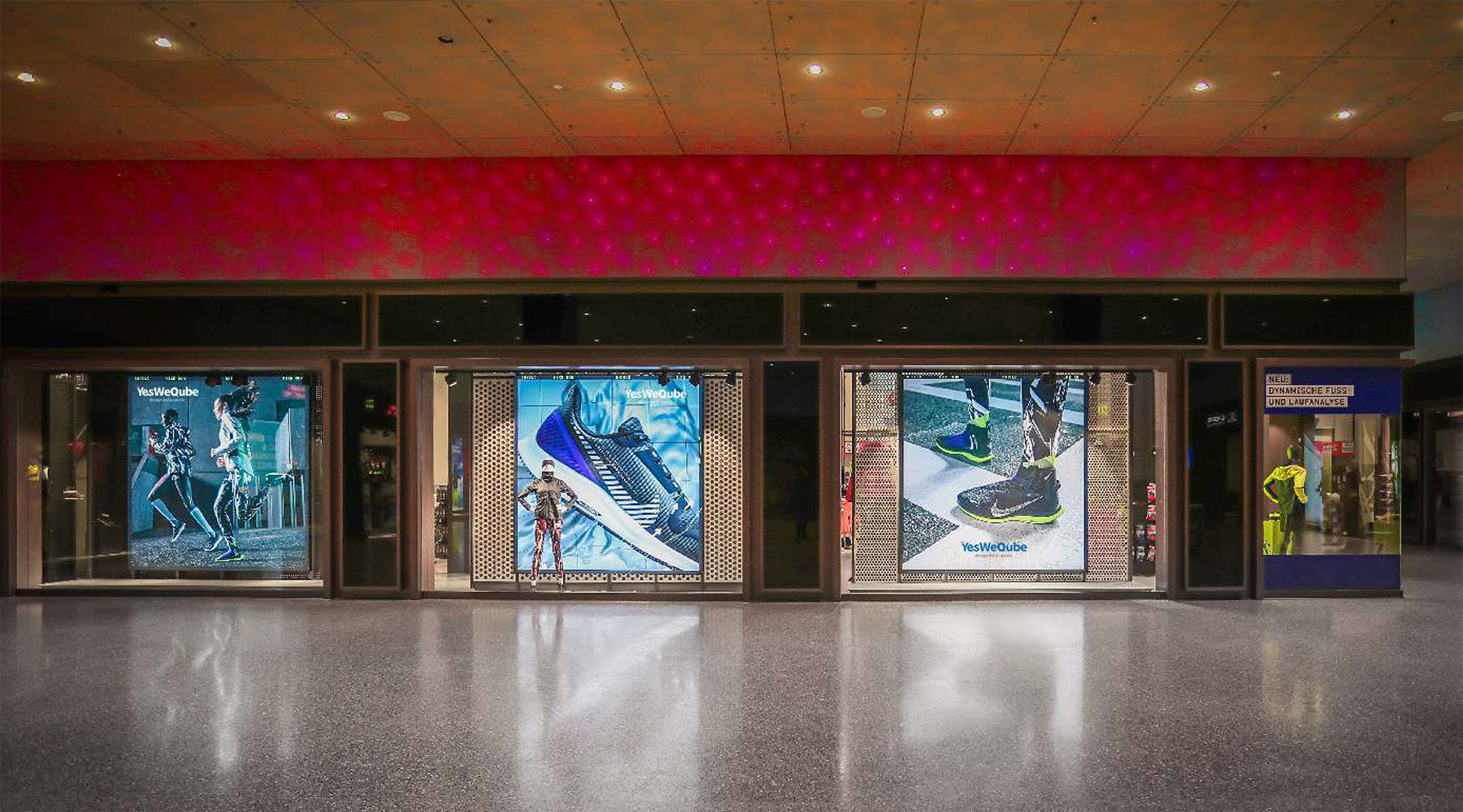 Lightbox per negozio in vetrina