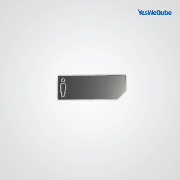 Segnaletica servizi igienici per hotel realizzata in plexiglass