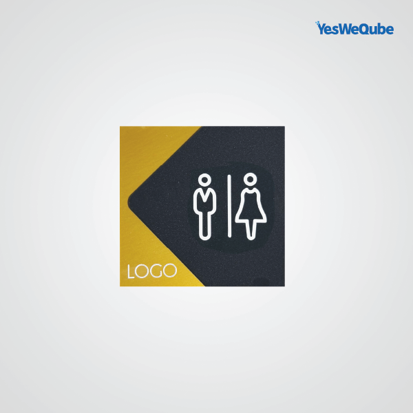 Segnaletica servizi igienici per hotel realizzati in plexiglass