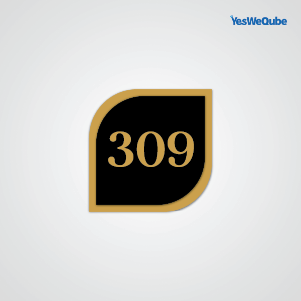 Segnaletica Numero camera in plexiglass