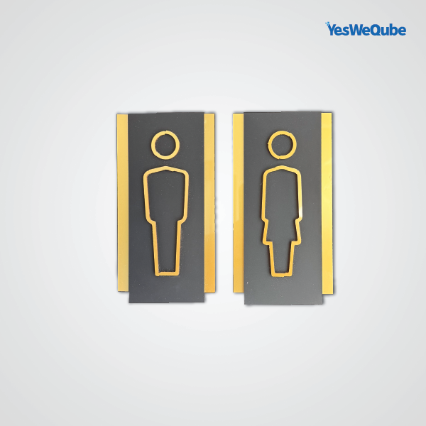 targa servizi igienici 