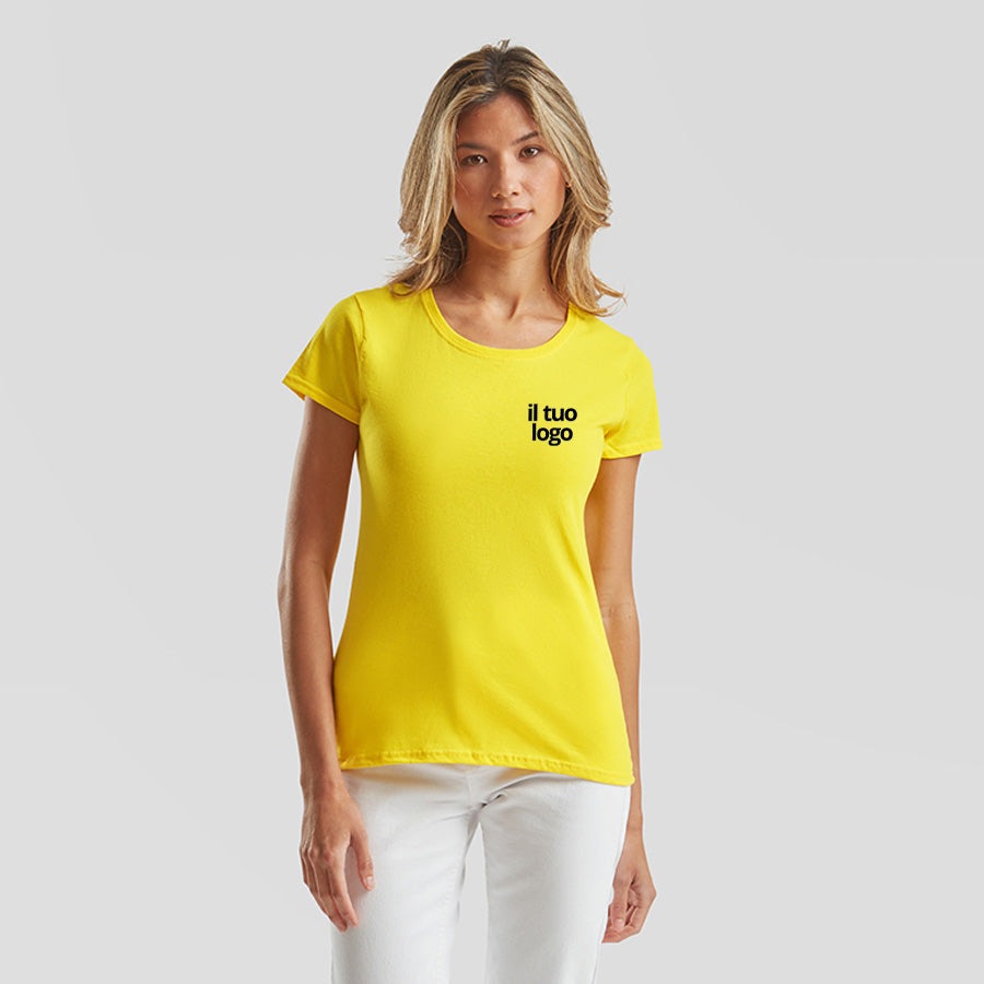 T-shirt personalizzata donna - Fruit of the loom